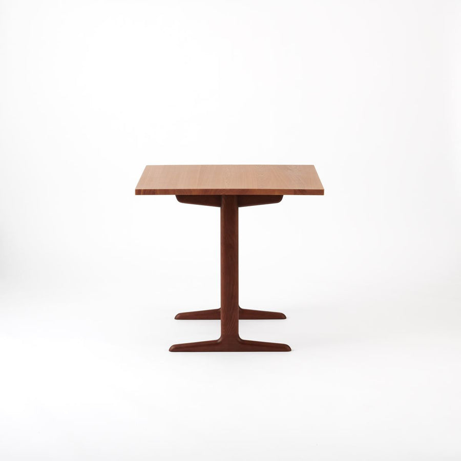 KUUM Table W800×D800 アッシュ無垢材ナチュラル 木脚 T