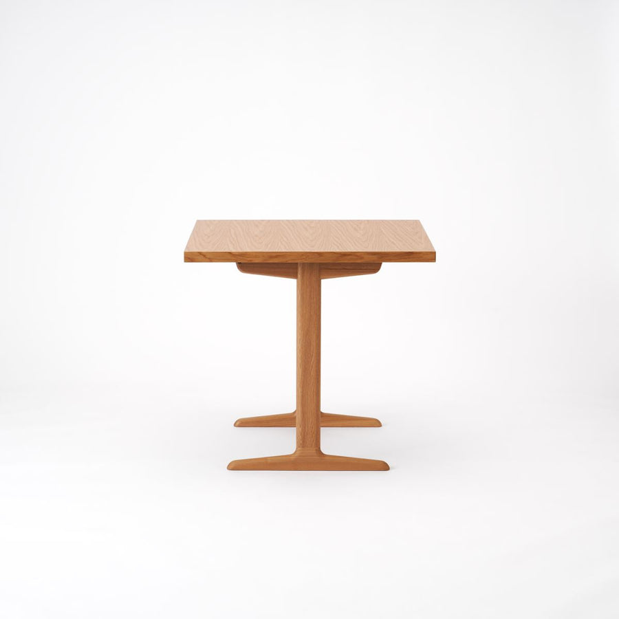 KUUM Table W800×D800 オーク突板ナチュラル 木脚 T