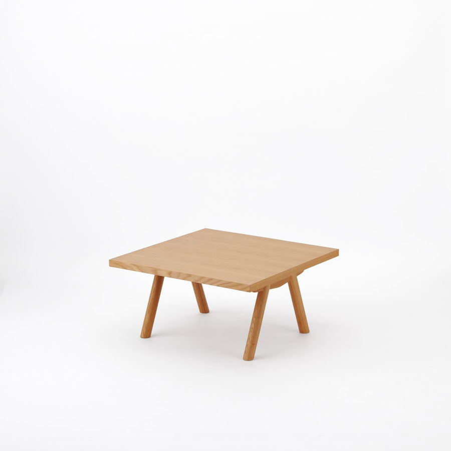 KUUM Living Table W800×D800 アッシュ無垢材ナチュラル Wood