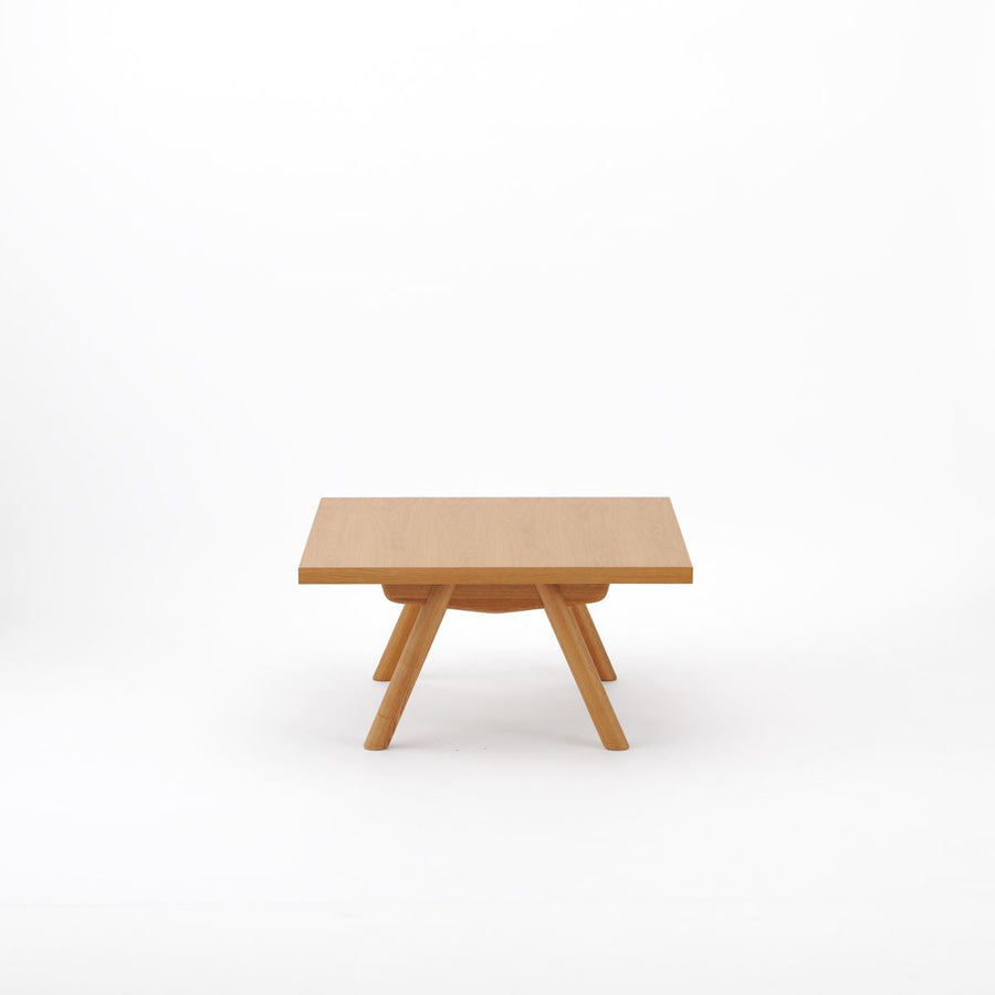 KUUM Living Table W800×D800 アッシュ無垢材ナチュラル Wood