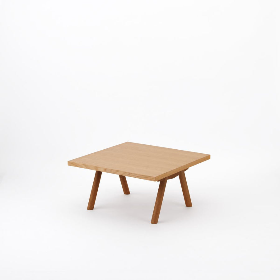 KUUM Living Table W800×D800 アッシュ無垢材ナチュラル Wood