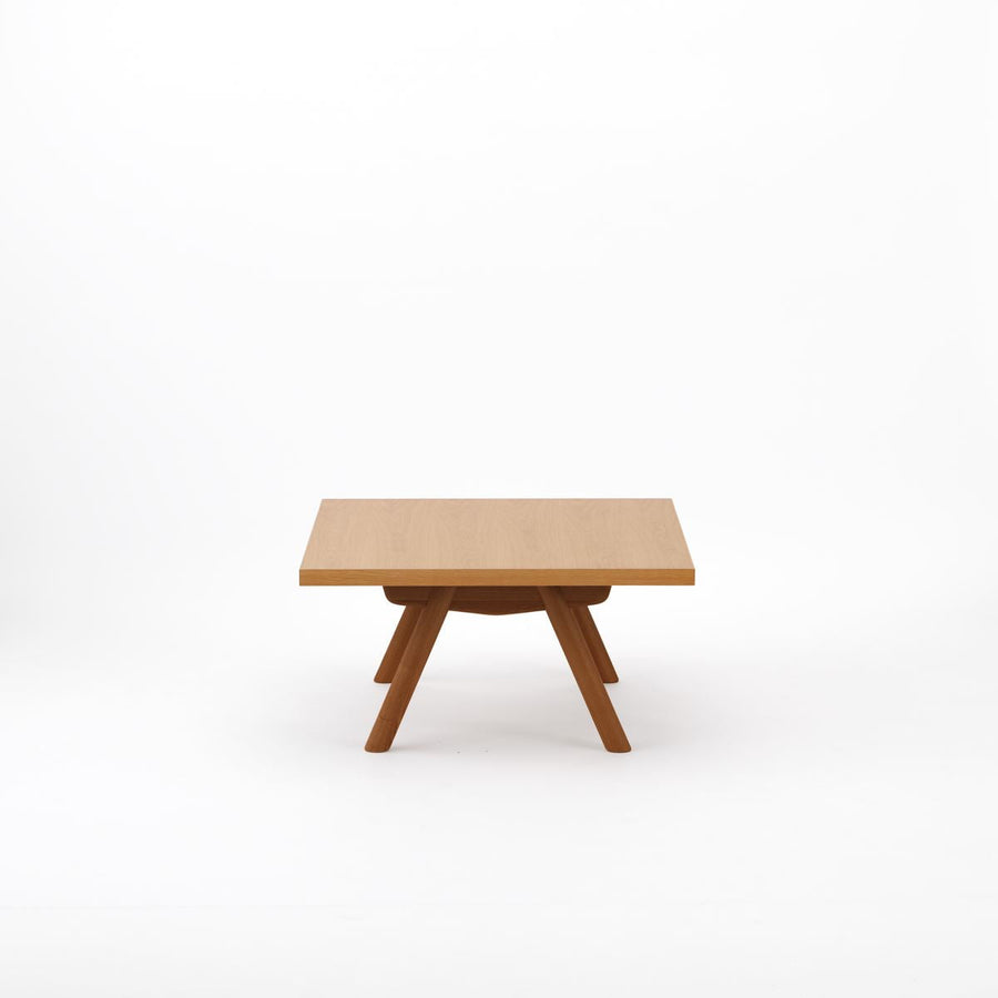 KUUM Living Table W800×D800 アッシュ無垢材ナチュラル Wood