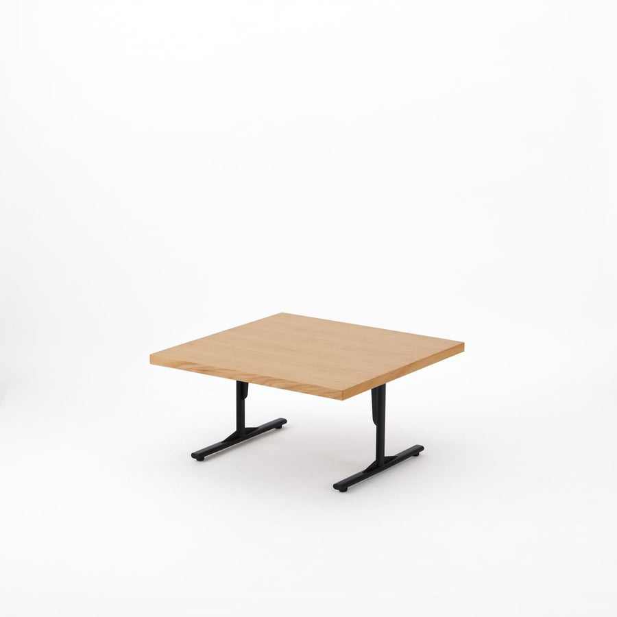 KUUM Living Table W800×D800 アッシュ無垢材ナチュラル Steel