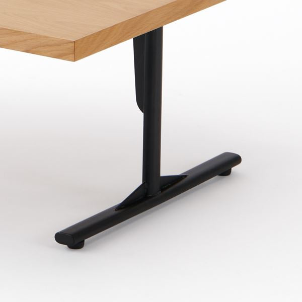 KUUM Living Table W800×D800 アッシュ無垢材ナチュラル Steel