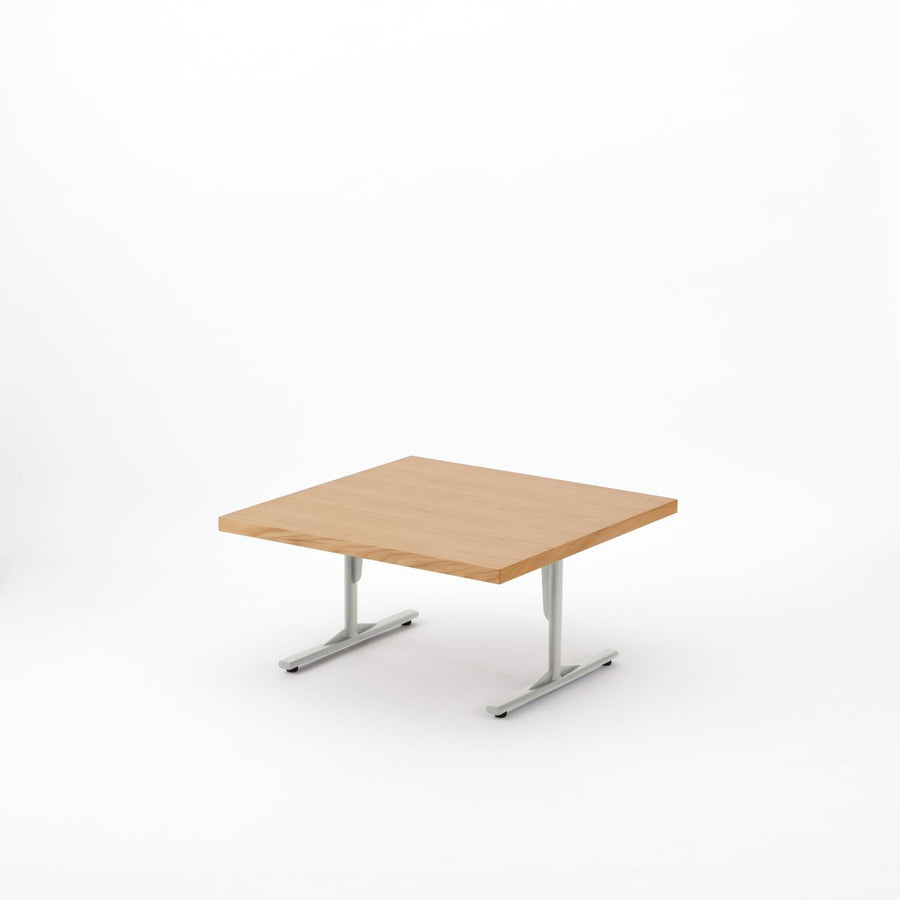 KUUM Living Table W800×D800 アッシュ無垢材ナチュラル Steel