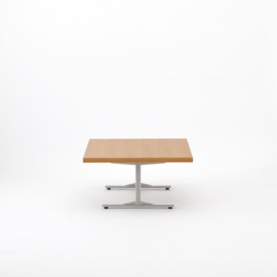 KUUM Living Table W800×D800 アッシュ無垢材ナチュラル Steel