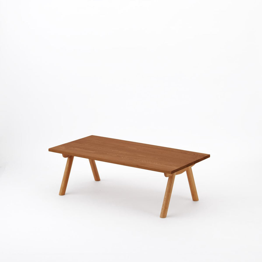 KUUM Living Table W1200×D600 オーク突板ブラウン Wood