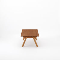 ENEN(エネン) KUUM Living Table W1200×D600 オーク突板ブラウン Wood
