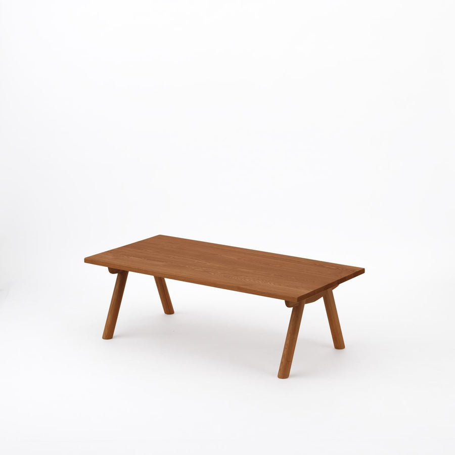 KUUM Living Table W1200×D600 オーク突板ブラウン Wood