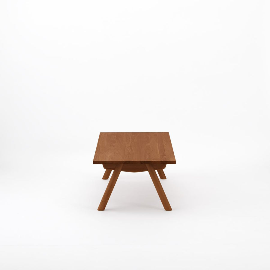 KUUM Living Table W1200×D600 オーク突板ブラウン Wood