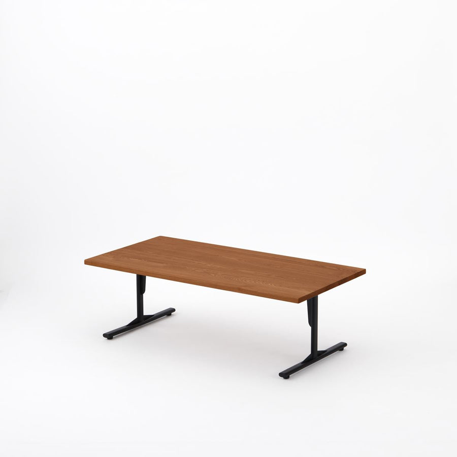 KUUM Living Table W1200×D600 オーク突板ブラウン Steel
