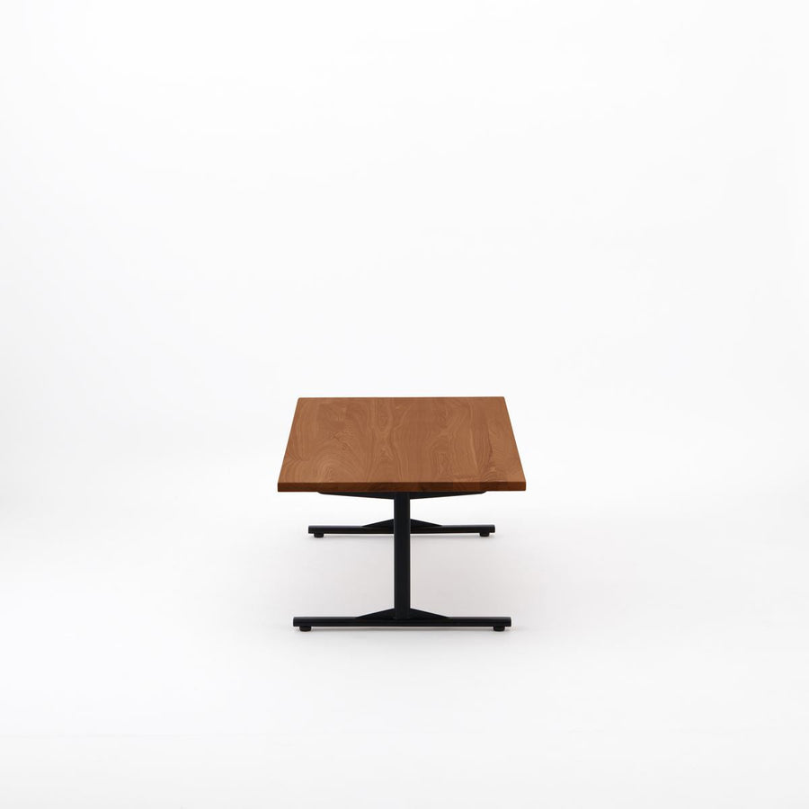 KUUM Living Table W1200×D600 オーク突板ブラウン Steel