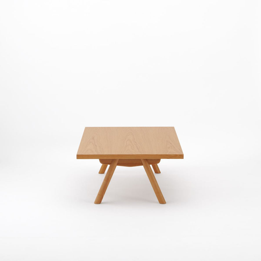 KUUM Living Table W1200×D800 アッシュ無垢材ナチュラル Wood
