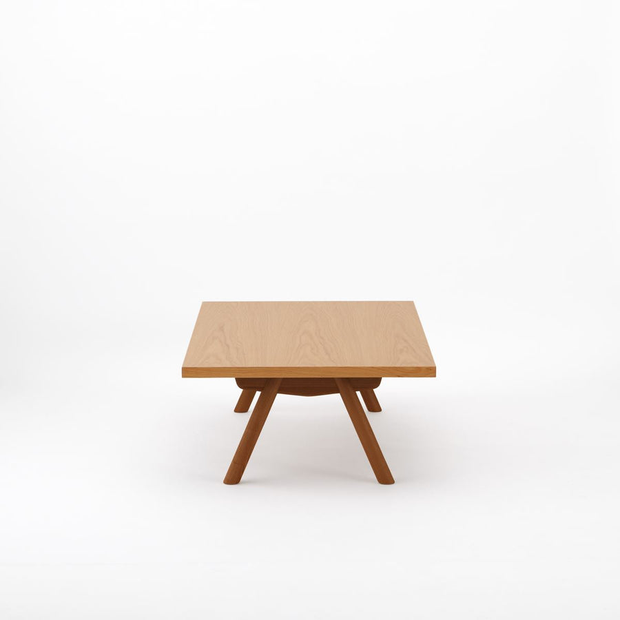 KUUM Living Table W1200×D800 アッシュ無垢材ナチュラル Wood