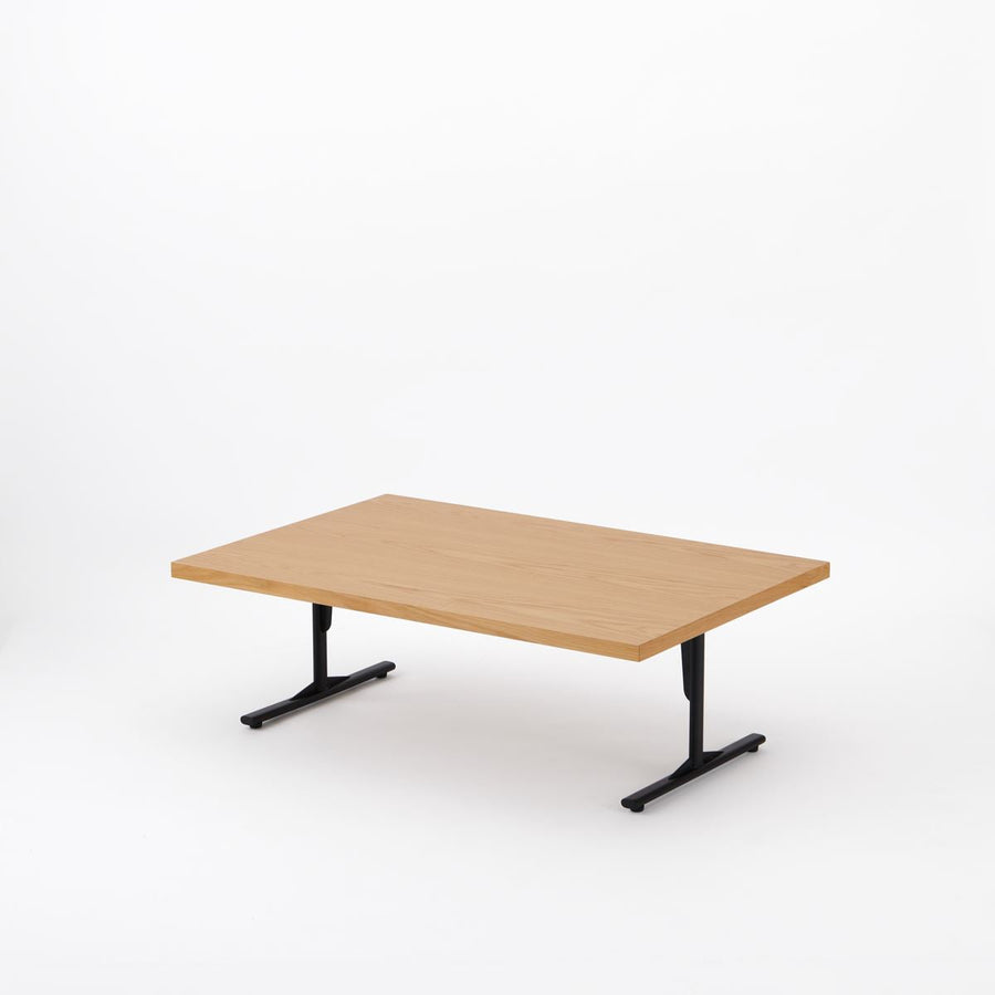 KUUM Living Table W1200×D800 アッシュ無垢材ナチュラル Steel