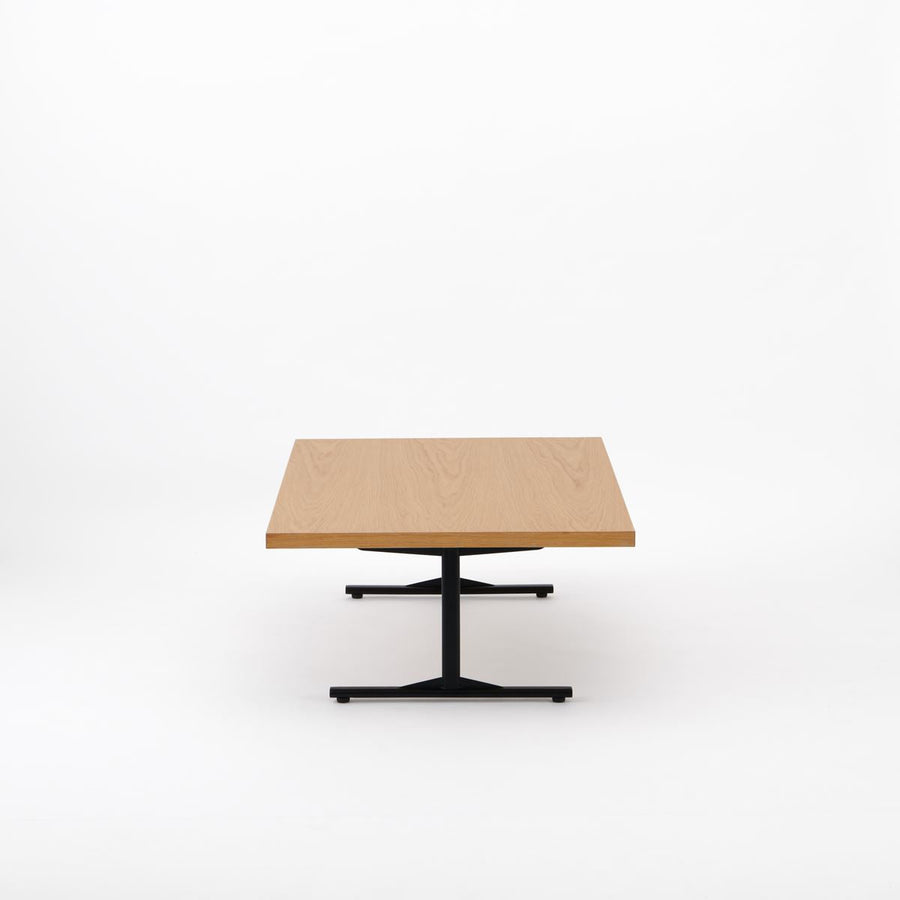 KUUM Living Table W1200×D800 アッシュ無垢材ナチュラル Steel