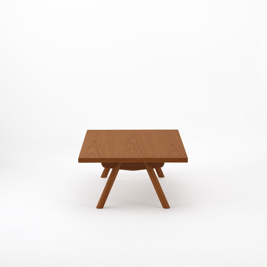 KUUM Living Table W1200×D800 アッシュ無垢材ブラウン Wood