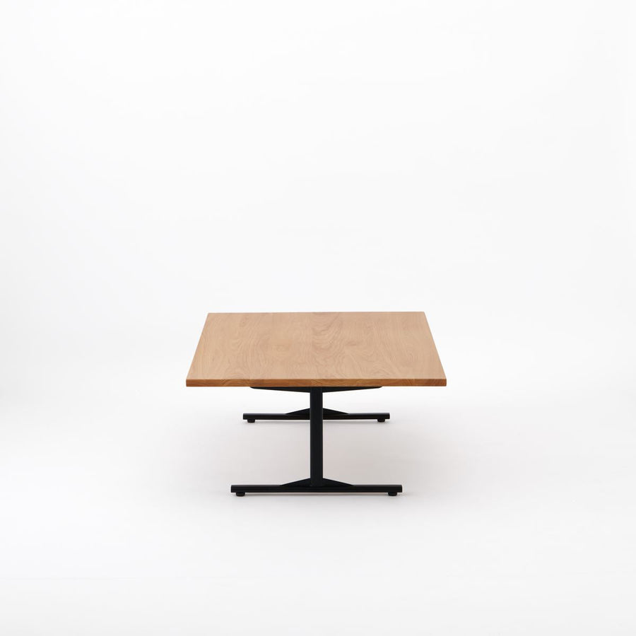KUUM Living Table W1200×D800 オーク突板ナチュラル Steel