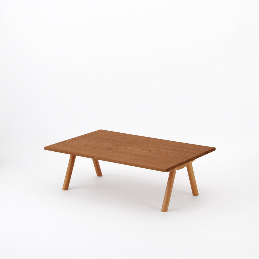 KUUM Living Table W1200×D800 オーク突板ブラウン Wood