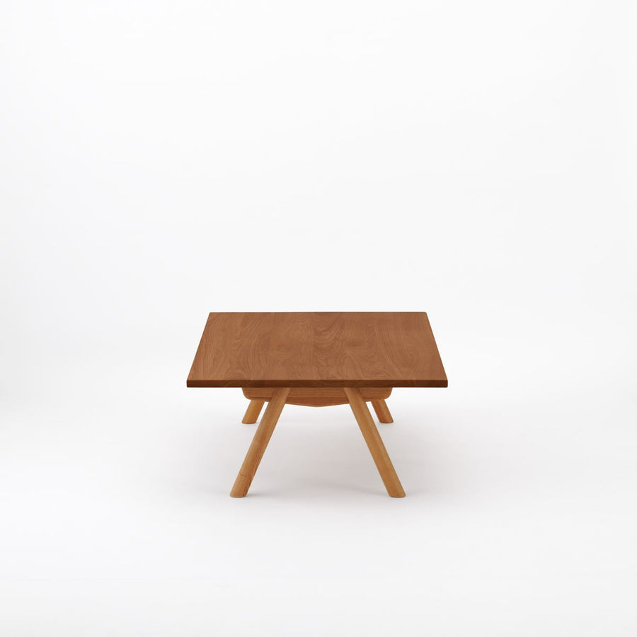 KUUM Living Table W1200×D800 オーク突板ブラウン Wood
