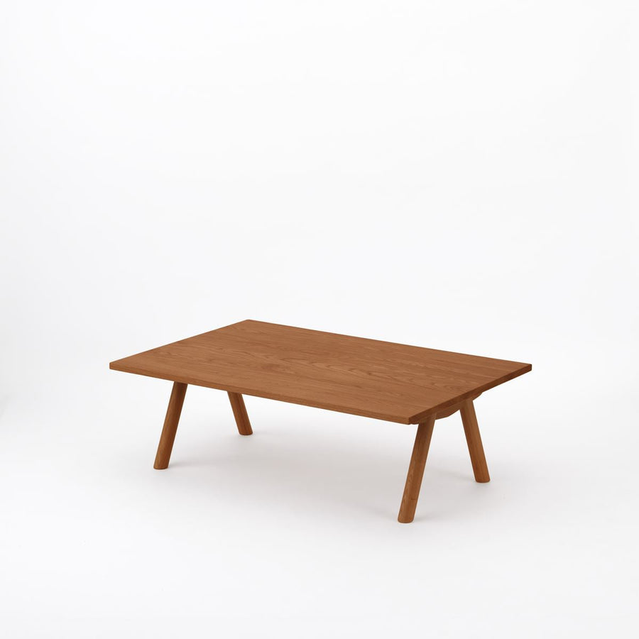 KUUM Living Table W1200×D800 オーク突板ブラウン Wood