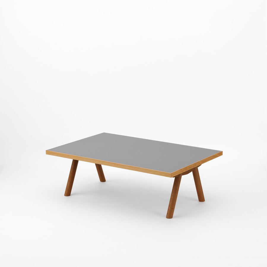 KUUM Living Table W1200×D800 メラミングレー Wood