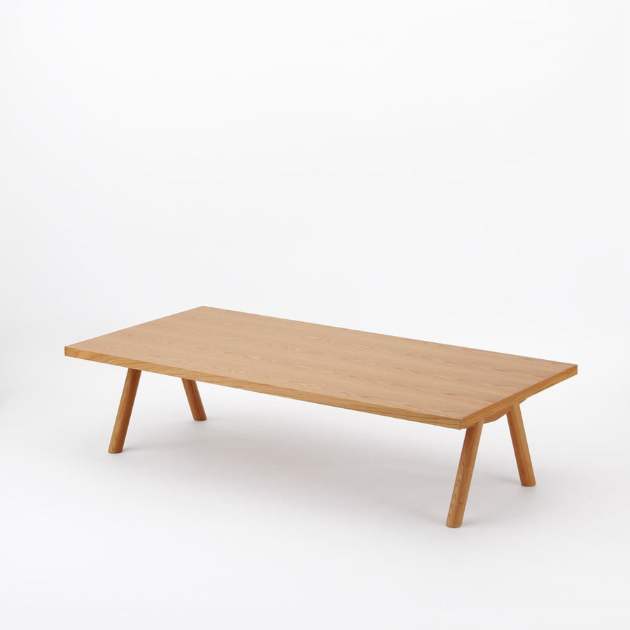 KUUM Living Table W1600×D800 アッシュ無垢材ナチュラル Wood