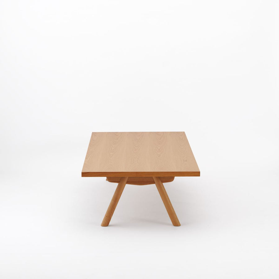 KUUM Living Table W1600×D800 アッシュ無垢材ナチュラル Wood