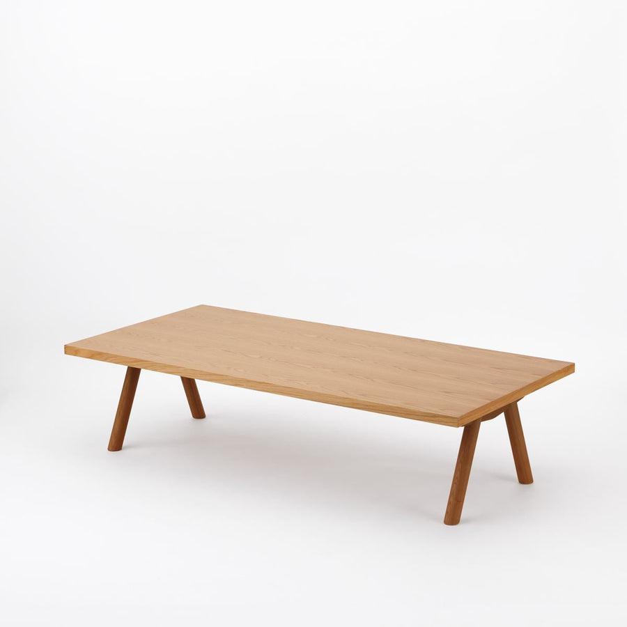 KUUM Living Table W1600×D800 アッシュ無垢材ナチュラル Wood