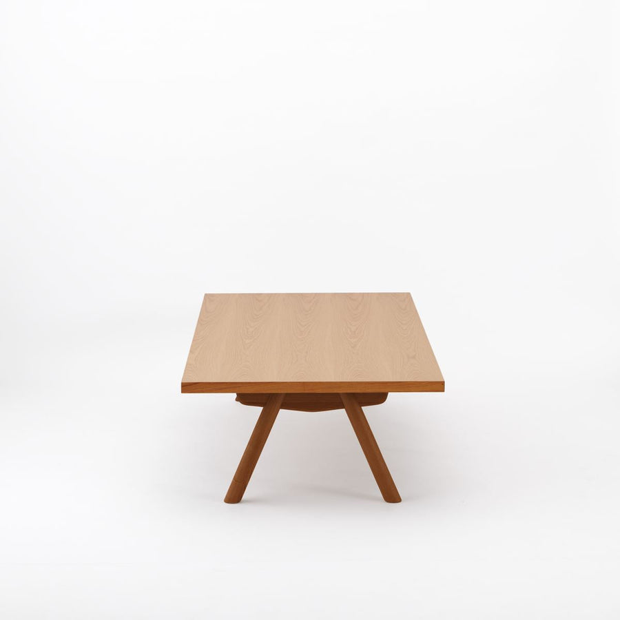 KUUM Living Table W1600×D800 アッシュ無垢材ナチュラル Wood