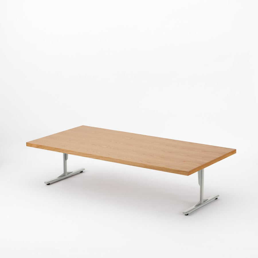 KUUM Living Table W1600×D800 アッシュ無垢材ナチュラル Steel
