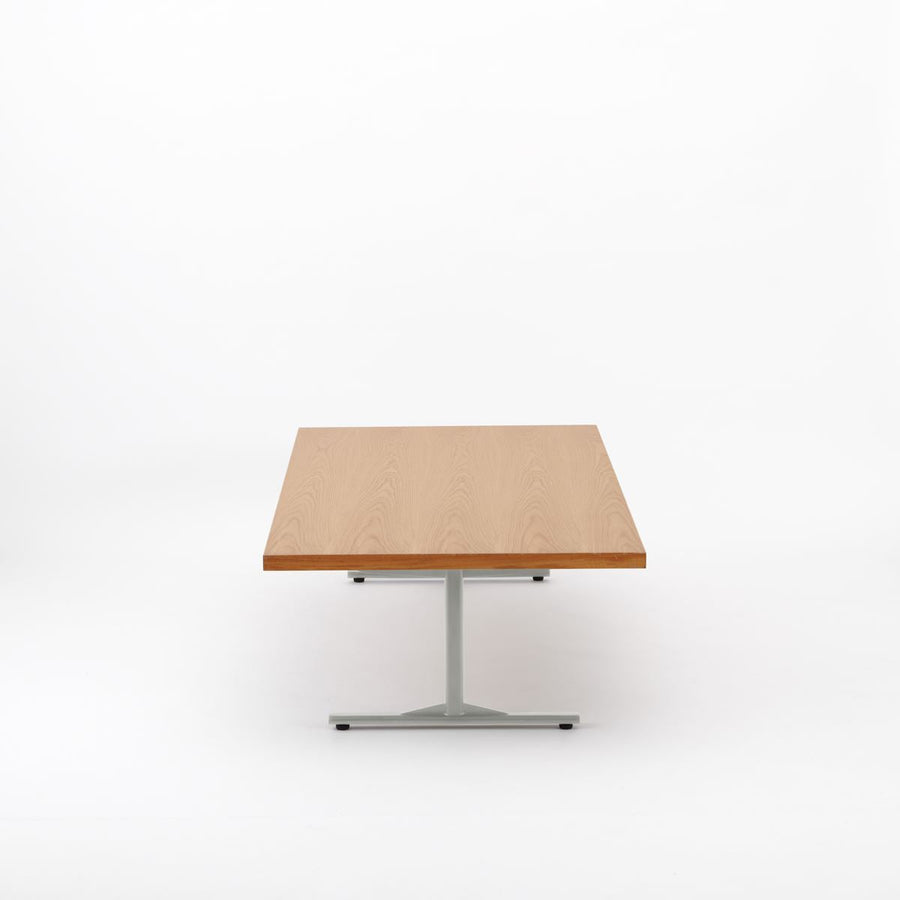 KUUM Living Table W1600×D800 アッシュ無垢材ナチュラル Steel
