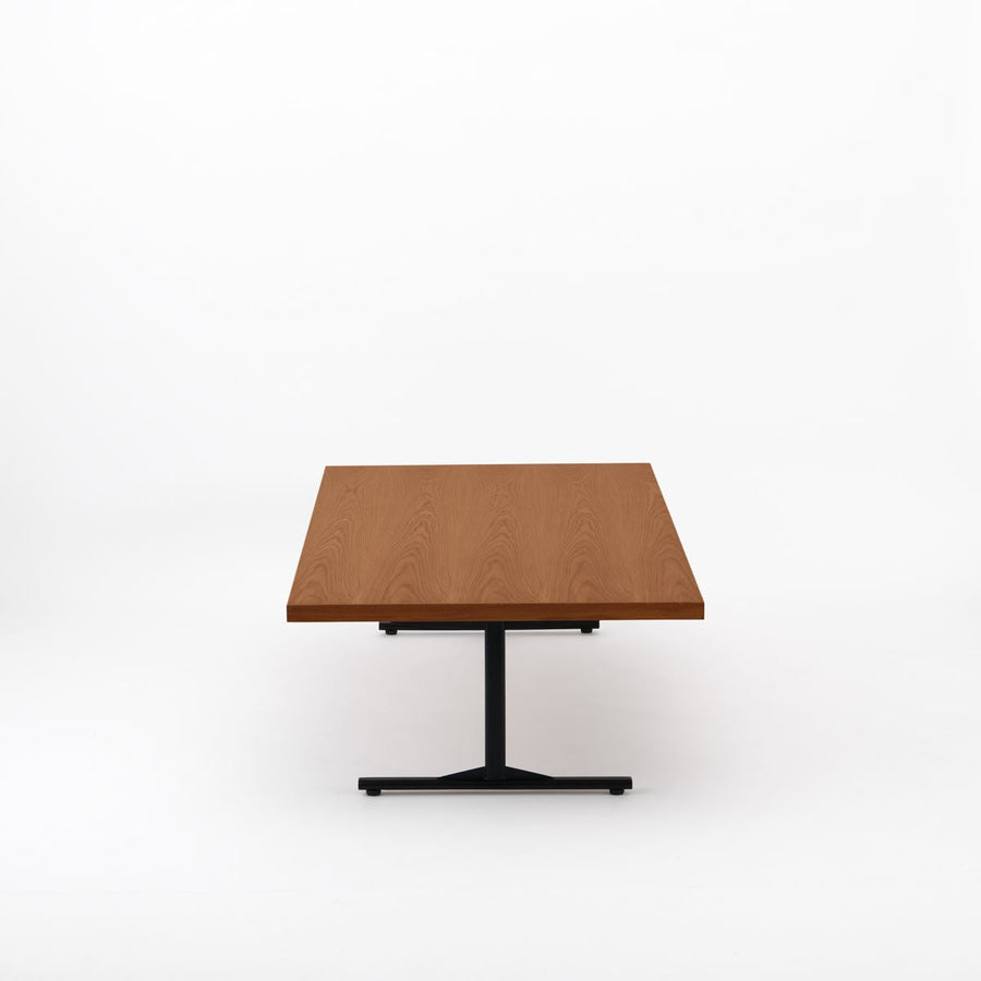 KUUM Living Table W1600×D800 アッシュ無垢材ブラウン Steel