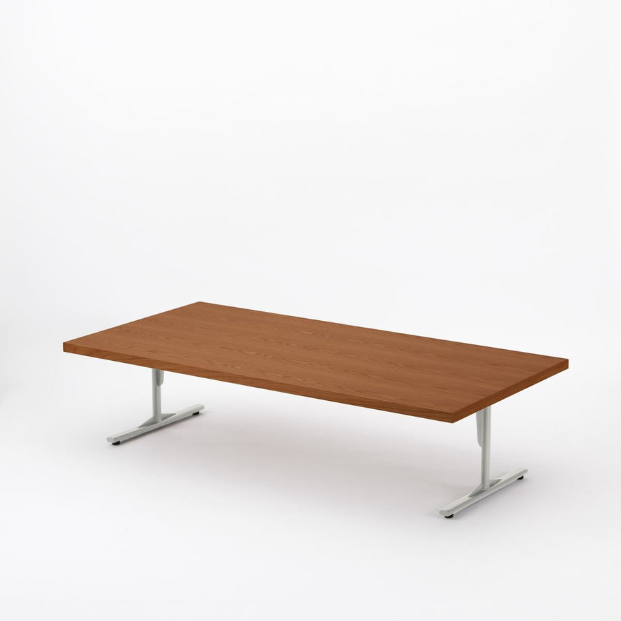 KUUM Living Table W1600×D800 アッシュ無垢材ブラウン Steel