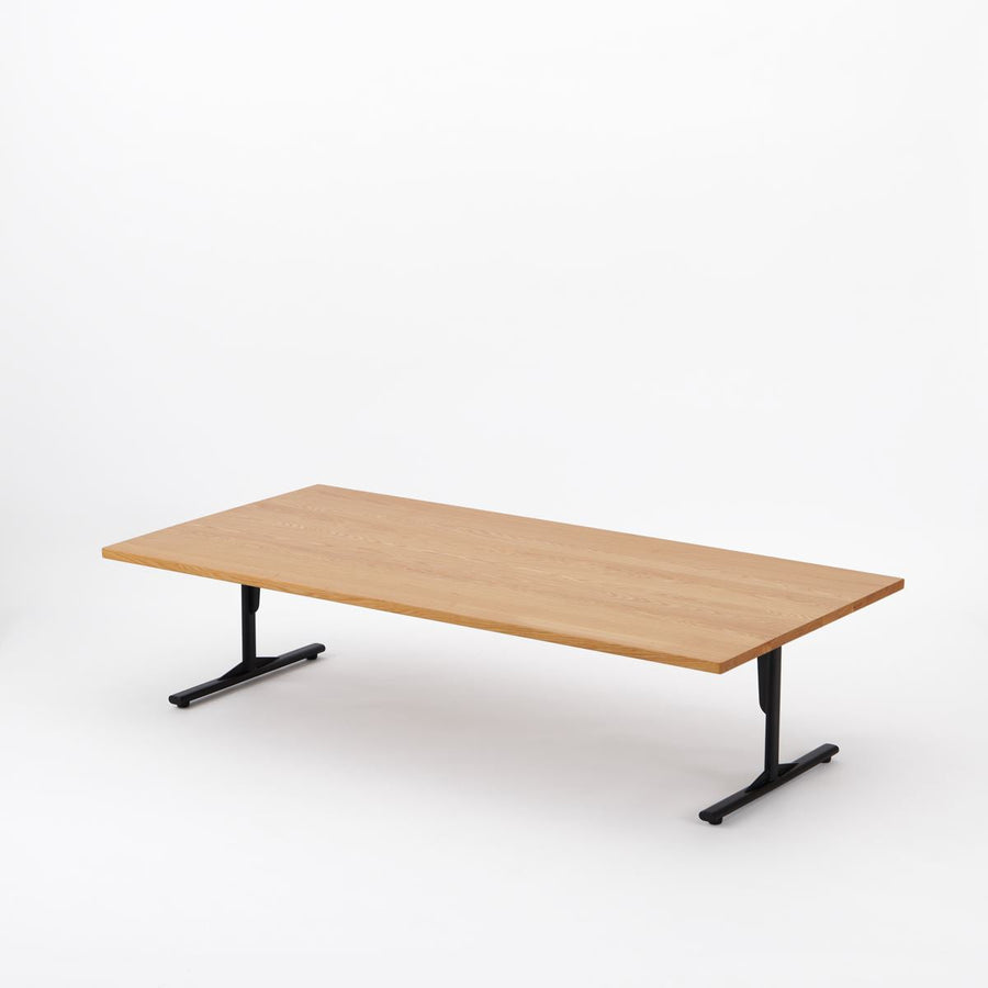 KUUM Living Table W1600×D800 オーク突板ナチュラル Steel