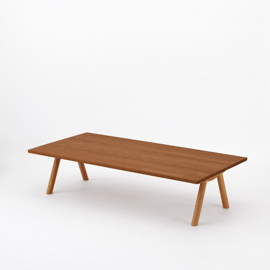 KUUM Living Table W1600×D800 オーク突板ブラウン Wood