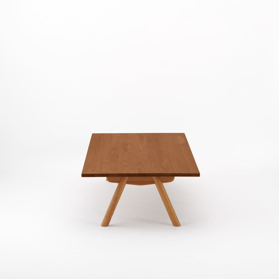 KUUM Living Table W1600×D800 オーク突板ブラウン Wood