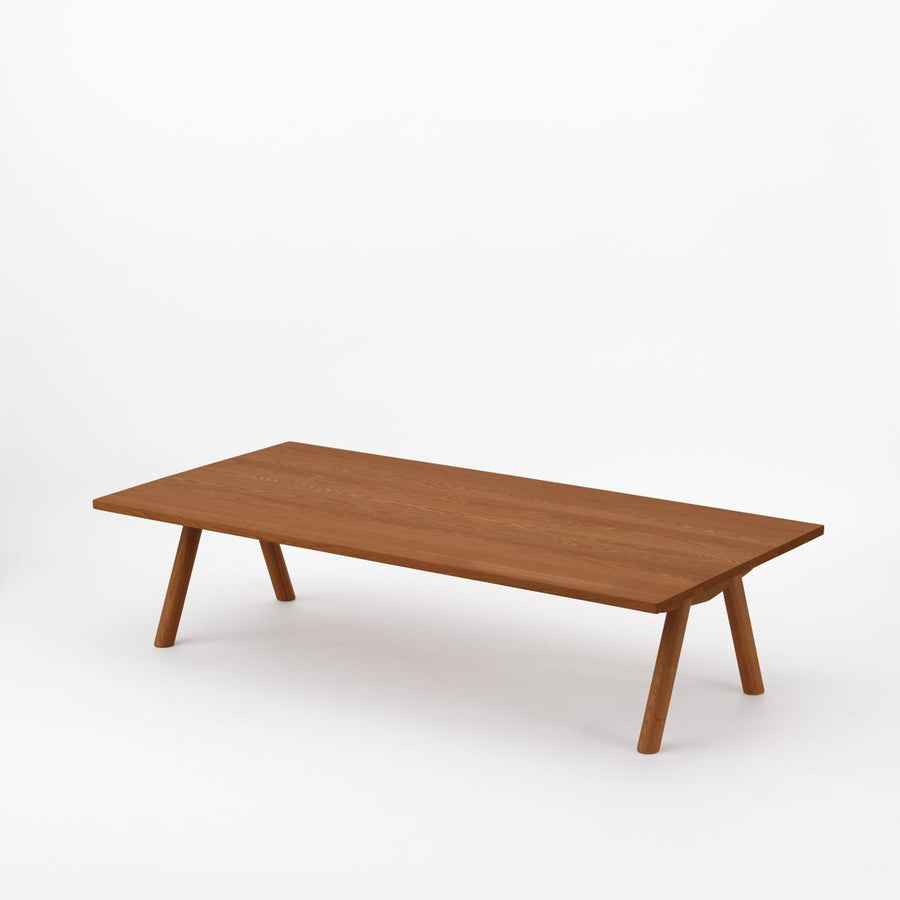 KUUM Living Table W1600×D800 オーク突板ブラウン Wood
