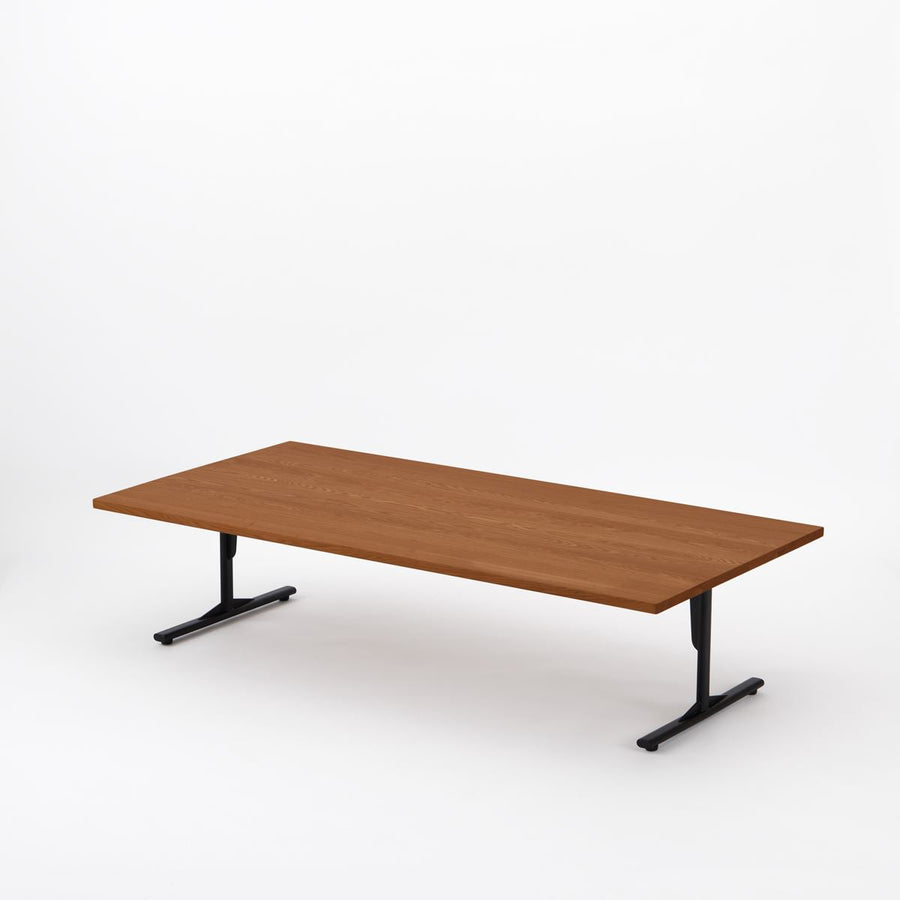 KUUM Living Table W1600×D800 オーク突板ブラウン Steel