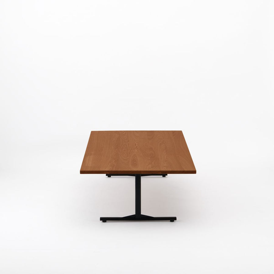 KUUM Living Table W1600×D800 オーク突板ブラウン Steel