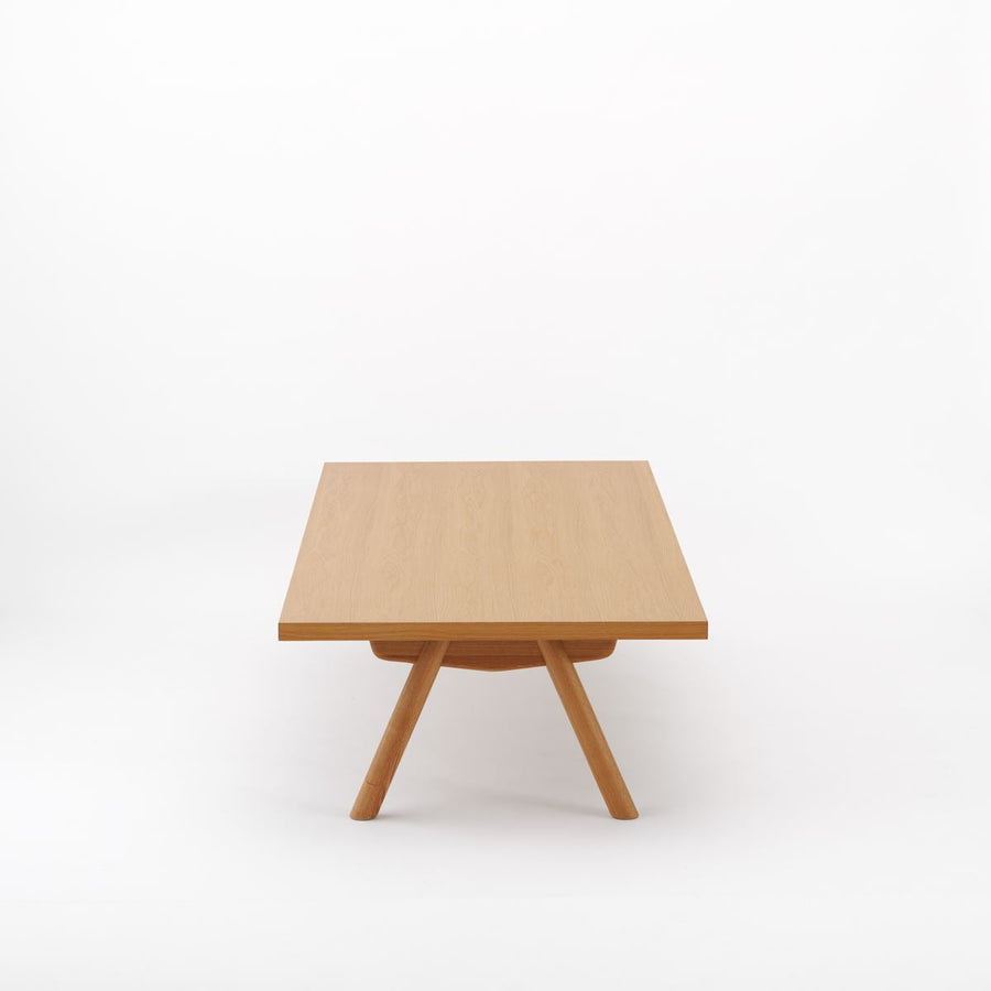 KUUM Living Table W1800×D800 アッシュ無垢材ナチュラル Wood