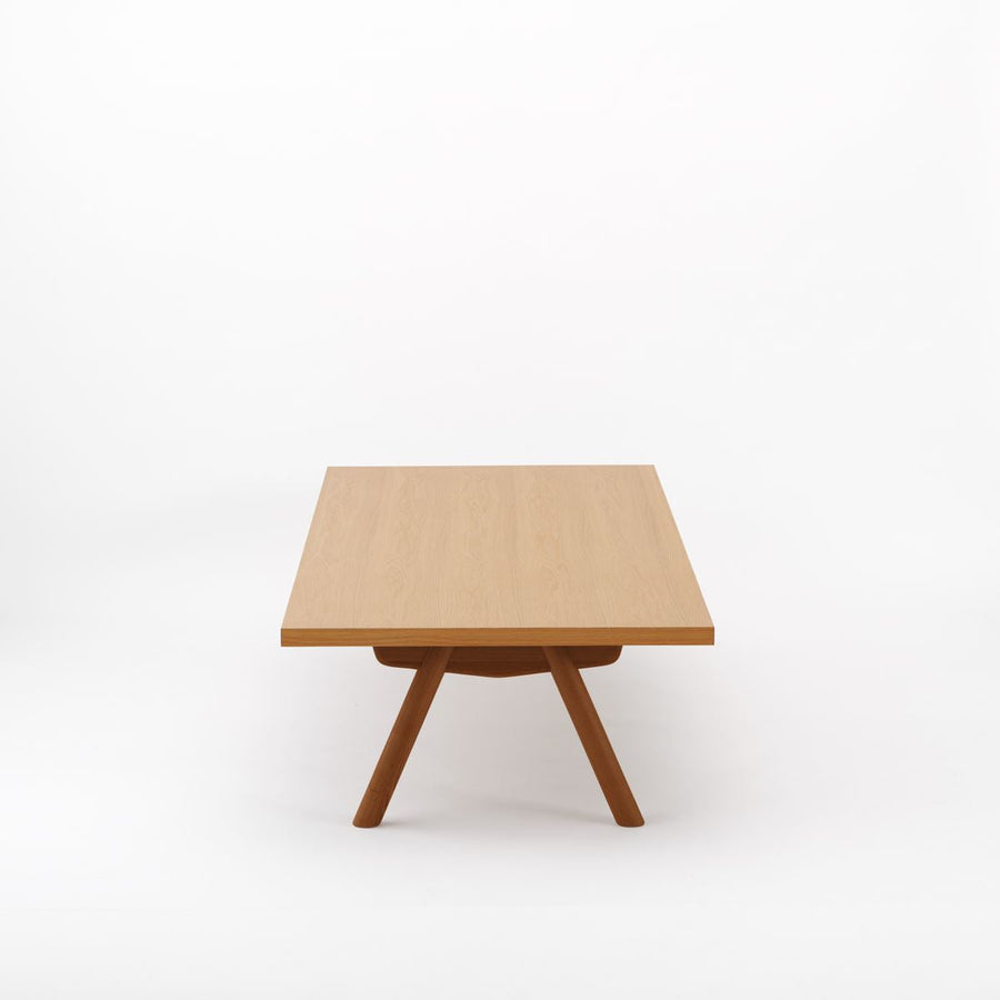 KUUM Living Table W1800×D800 アッシュ無垢材ナチュラル Wood