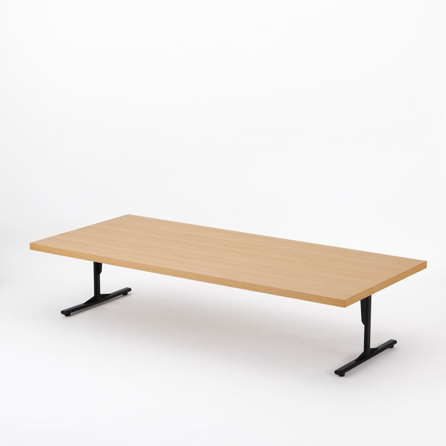 KUUM Living Table W1800×D800 アッシュ無垢材ナチュラル Steel