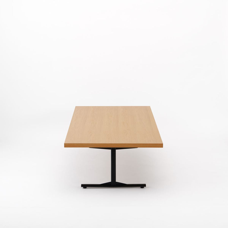 KUUM Living Table W1800×D800 アッシュ無垢材ナチュラル Steel