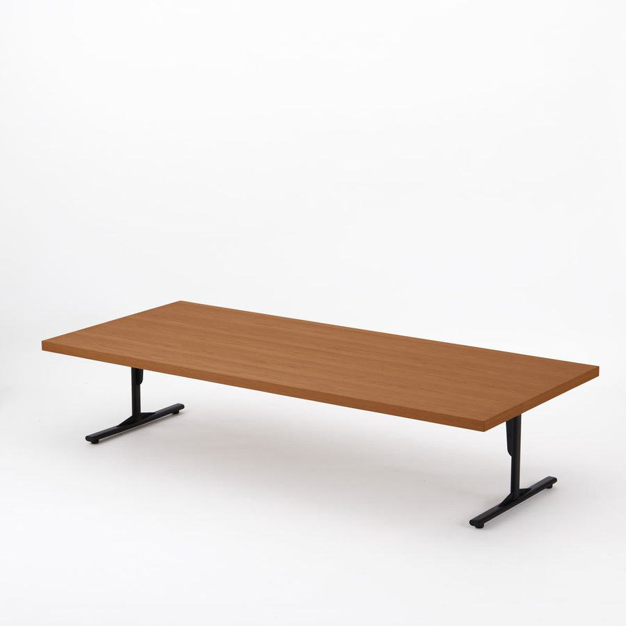 KUUM Living Table W1800×D800 アッシュ無垢材ブラウン Steel