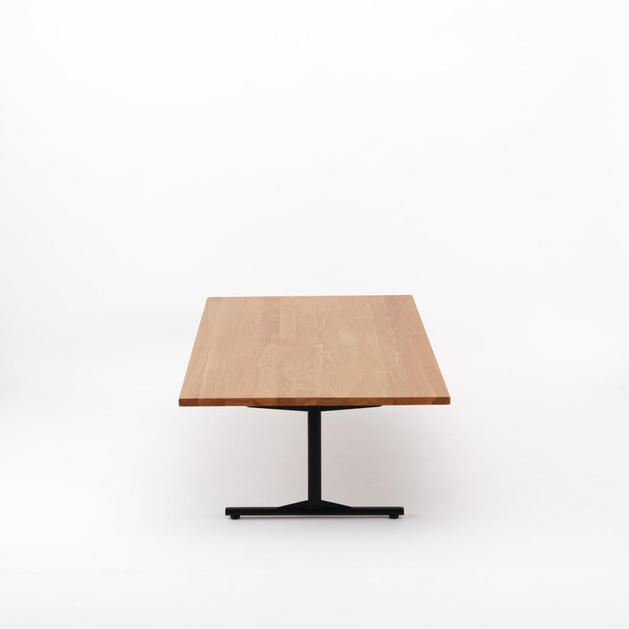 KUUM Living Table W1800×D800 オーク突板ナチュラル Steel