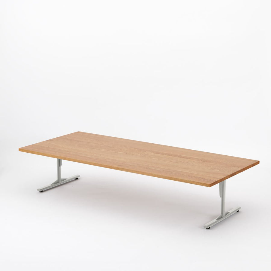 KUUM Living Table W1800×D800 オーク突板ナチュラル Steel