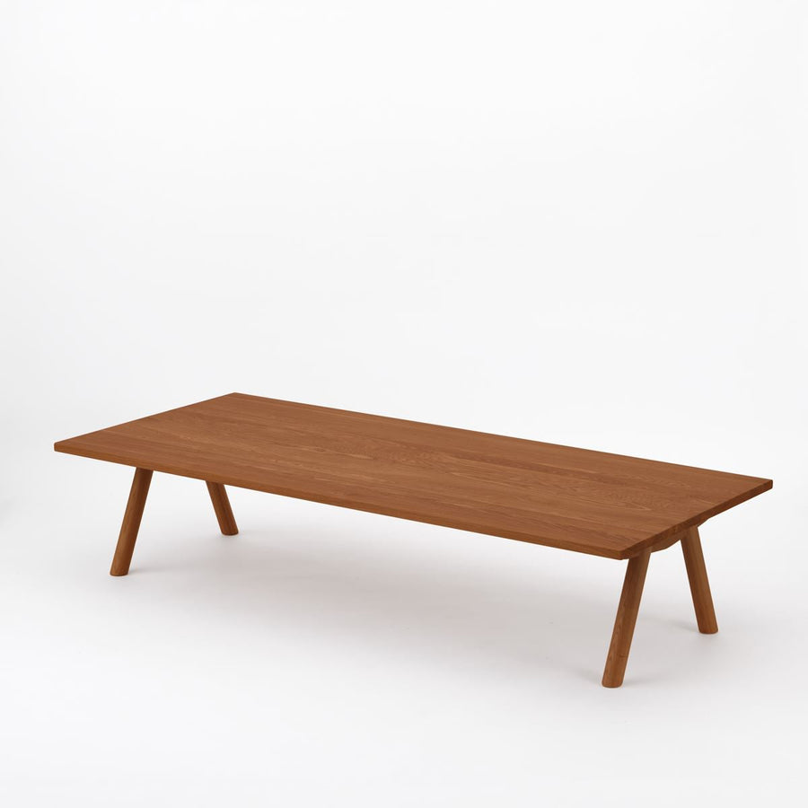 KUUM Living Table W1800×D800 オーク突板ブラウン Wood
