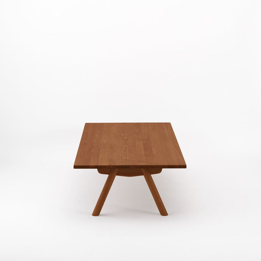 KUUM Living Table W1800×D800 オーク突板ブラウン Wood