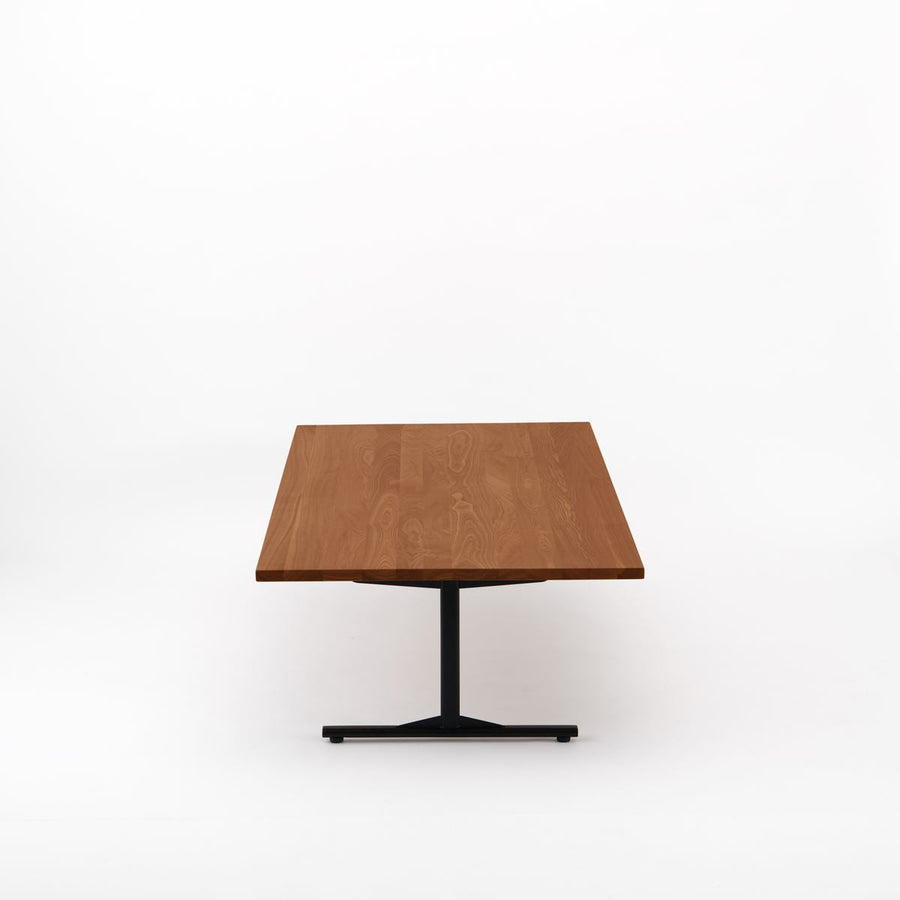 KUUM Living Table W1800×D800 オーク突板ブラウン Steel